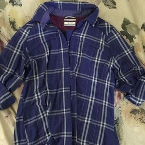 Columbia blue flannel shirt